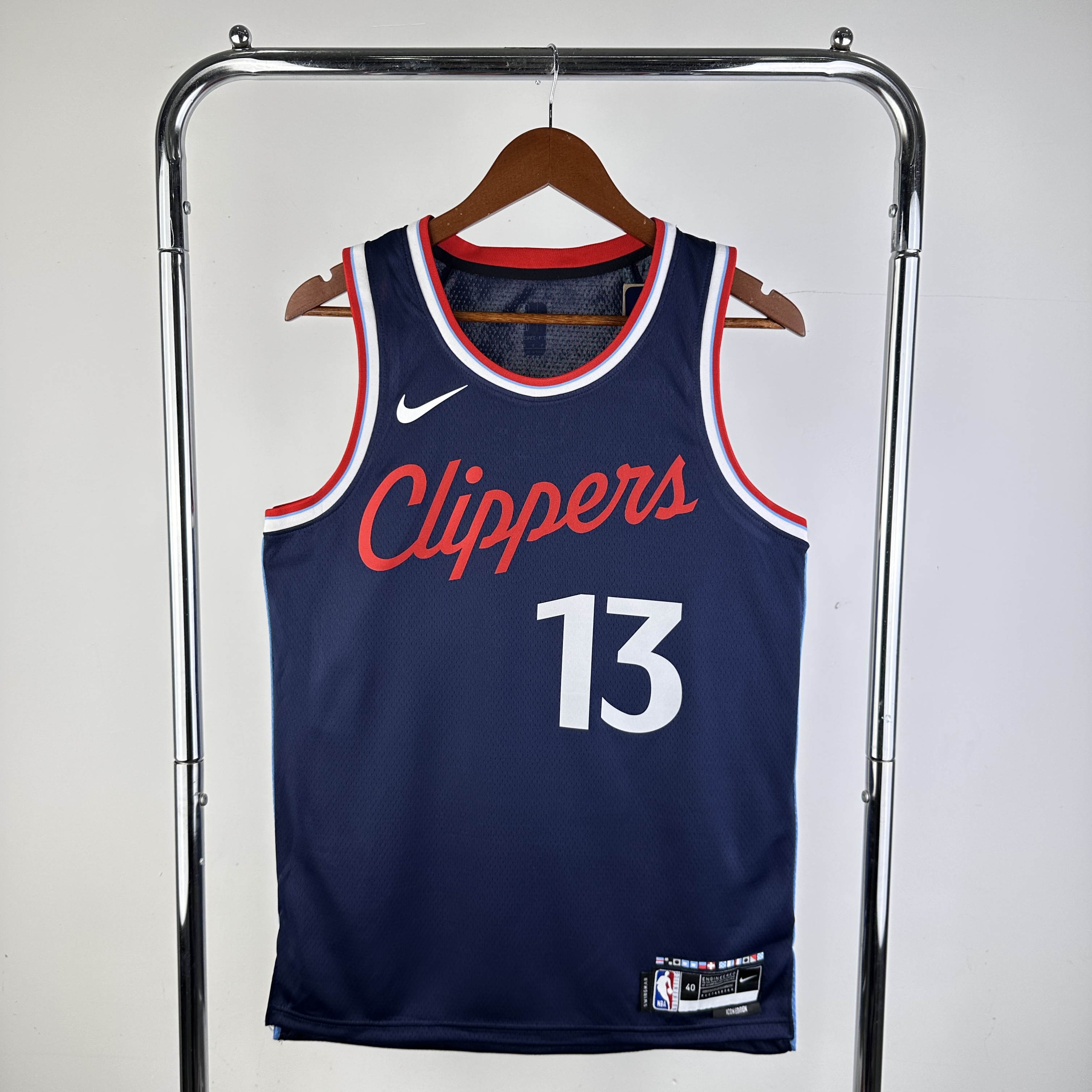 Men Los Angeles Clippers #13 George Blue Season Nike 2025 NBA Jersey